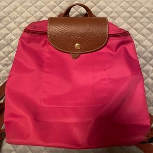 Longchamp Pink Backpack